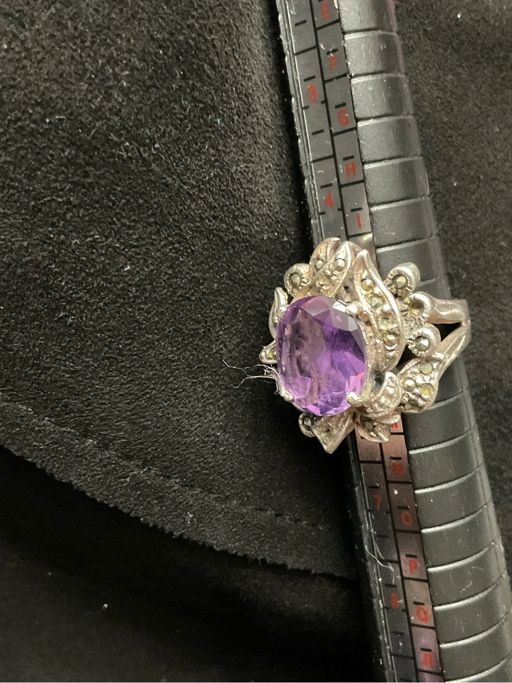 Vintage Amethyst 925 Ring